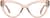 Front view of Cat-Eye Glasses 4470019 in Pink thumbnail