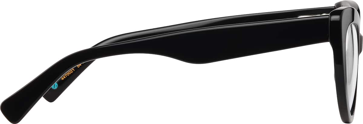 Side view of Cat-Eye Glasses 4470021 in Black