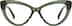 Cat-Eye Glasses 4470024 in Green