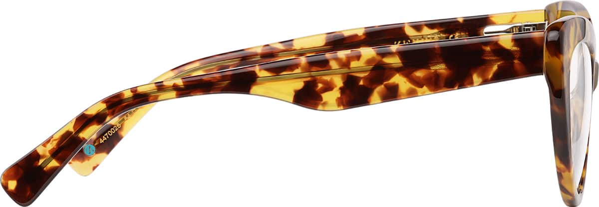 Side view of Cat-Eye Glasses 4470025 in Tortoiseshell