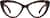 Front view of Cat-Eye Glasses 4470045 in Tortoiseshell thumbnail