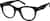 Angle view of Round Glasses 4470121 in Black thumbnail