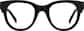 Front view of Round Glasses 4470121 in Black thumbnail