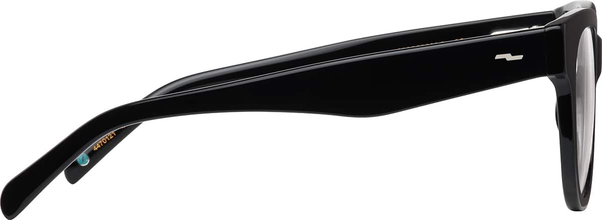 Side view of Round Glasses 4470121 in Black