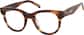 Angle view of Round Glasses 4470125 in Tortoiseshell thumbnail