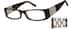 Rectangle Glasses 447015 in Brown