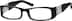 Rectangle Glasses 447021 in Black