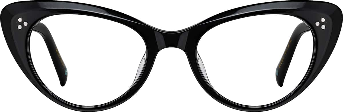 Front view of Cat-Eye Glasses 4470221 in Black