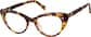 Angle view of Cat-Eye Glasses 4470225 in Tortoiseshell thumbnail