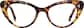 Front view of Cat-Eye Glasses 4470225 in Tortoiseshell thumbnail