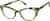 Angle view of Cat-Eye Glasses 4470239 in Green Tortoiseshell thumbnail