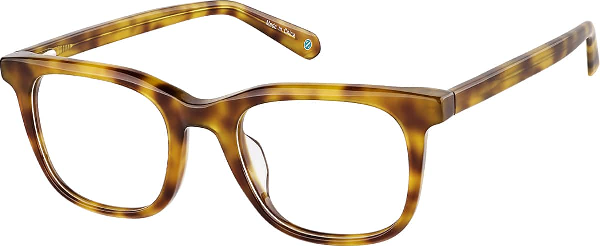 Angle view of Square Glasses 4470325 in Tortoiseshell