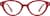 Front view of Candy Crush 4470418 in Red thumbnail
