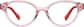 Front view of Candy Crush Glasses 4470459 in Pink thumbnail