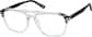 Angle view of Calvin Glasses 4470523 in Clear thumbnail