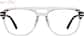 Front view of Calvin Glasses 4470523 in Clear thumbnail