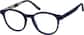 Angle view of Kids' Round Glasses 4470616 in Blue thumbnail