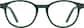 Front view of Kids' Round Glasses 4470624 in Green thumbnail