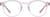 Front view of Kids' Round Glasses 4470819 in Pink thumbnail
