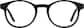 Front view of Kids' Round Glasses 4470821 in Black thumbnail