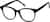 Angle view of Kids' Square Glasses 4470921 in Black thumbnail