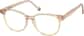 Angle view of Kids' Square Glasses 4470922 in Yellow thumbnail