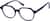 Angle view of Kids' Geometric Glasses 4471016 in Blue thumbnail
