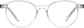 Front view of Kids' Round Glasses 4471123 in Clear thumbnail