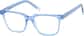 Angle view of Kids' Square Glasses 4471316 in Blue thumbnail