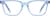 Front view of Kids' Rectangle Glasses 4471316 in Blue thumbnail