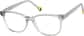 Angle view of Kids' Rectangle Glasses 4471412 in Gray thumbnail