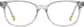 Front view of Kids' Rectangle Glasses 4471412 in Gray thumbnail