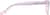 Side view of Kids' Rectangle Glasses 4471417 in Purple thumbnail