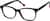 Angle view of Kids' Rectangle Glasses 4471421 in Black thumbnail