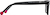 Side view of Kids' Rectangle Glasses 4471421 in Black thumbnail