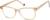 Angle view of Kids' Rectangle Glasses 4471422 in Yellow thumbnail