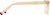 Side view of Kids' Rectangle Glasses 4471422 in Yellow thumbnail