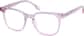 Angle view of Kids' Square Glasses 4471517 in Purple thumbnail