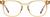Front view of Kids' Square Glasses 4471522 in Yellow thumbnail