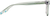 Side view of Kids' Square Glasses 4471524 in Green thumbnail
