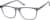Angle view of Rectangle Glasses 4471612 in Gray thumbnail