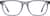 Front view of Rectangle Glasses 4471612 in Gray thumbnail