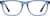 Front view of Rectangle Glasses 4471616 in Blue thumbnail