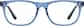 Front view of Rectangle Glasses 4471616 in Blue thumbnail