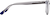 Side view of Rectangle Glasses 4471712 in Gray thumbnail