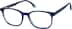 Rectangle Glasses 4471716 in Blue