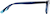 Side view of Rectangle Glasses 4471716 in Blue thumbnail