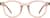 Front view of Round Glasses 4471819 in Pink thumbnail