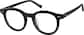 Angle view of Round Glasses 4471821 in Black thumbnail