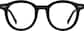 Front view of Round Glasses 4471821 in Black thumbnail